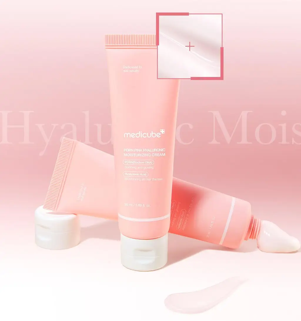 [속건조수분크림] 메디큐브 PDRN 핑크 히알루로닉 수분크림 50ml 더블기획 (+앰플10ml) 상세페이지 13